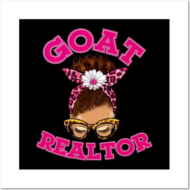 Greatest of All Time Realtor Gift Wall Art by xena